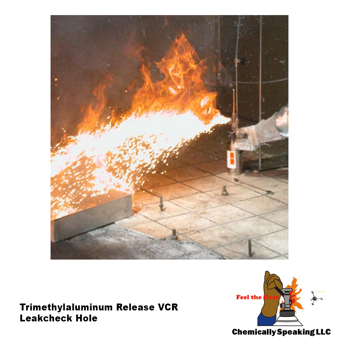 Trimethylaluminum Release VCR Leakcheck Hole