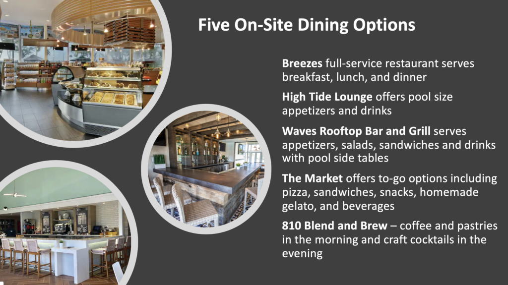 HMIC Hotel Restaurants and dinning options